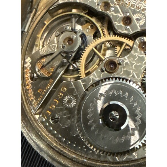 1908 HAMILTON 993 Mod 1 21j 25yr Gold Filled 16s Full Hunter Engraved Case~Runs - Picture 9 of 14